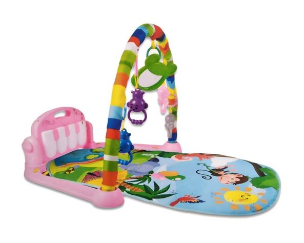 Gimnasio Rosado Con Piano Para Bebe-0