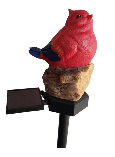 SOLAR CARDENAL ROJO RESINA ESTACA 50 CMS-0