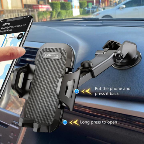 Soporte De Auto Negro Rotación de 360°-4