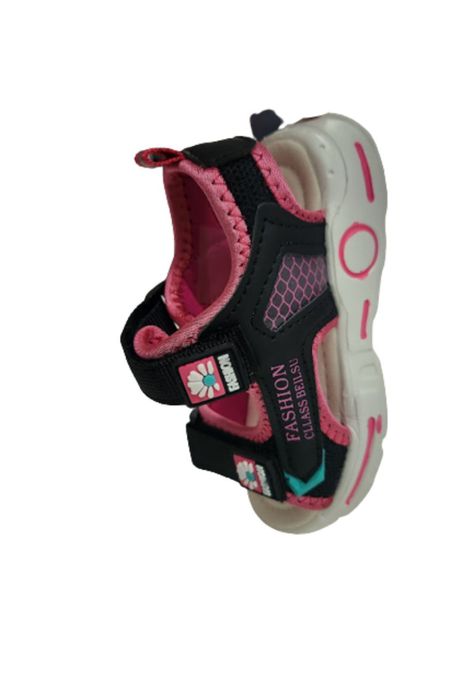 Sandalia Niña Fucsia Dos Velcro-2