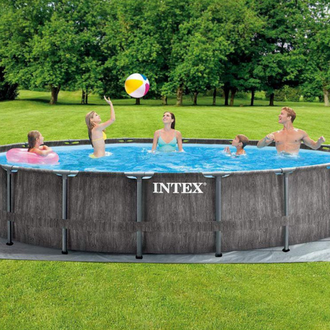 Piscina Estructural Greywood Prisma Frame Set 549x122 cm 24.311 Litros-9