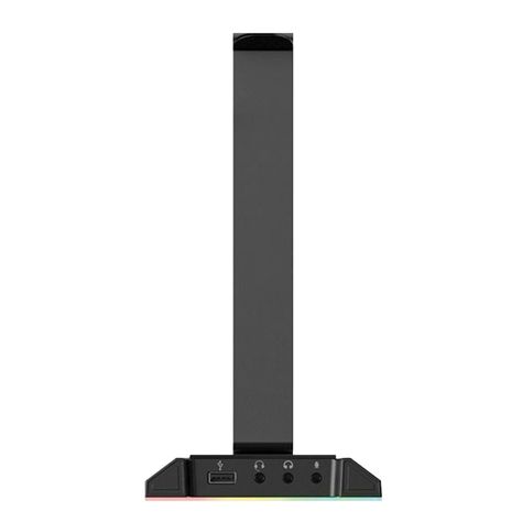 Soporte Para Audífonos Gamer Puerto Mic y Sonido Reptilex -1