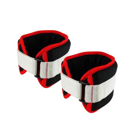 PAR PESO MUÑECAS/TOBILLOS 2 KG NEGRO-ROJO-0