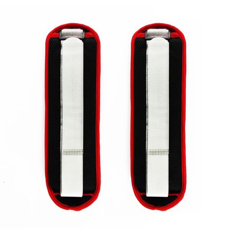 PAR PESO MUÑECAS/TOBILLOS 2 KG NEGRO-ROJO-1