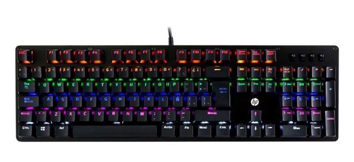 Teclado Gamer HP GK100 Mecánico, Retroiluminado-0