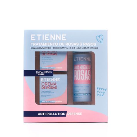 Set de hidratación crema Dia 50ml + Noche 50ml + Agua Micelar 200ml Etienne-0