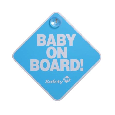 Letrero Baby On Board Azul-0