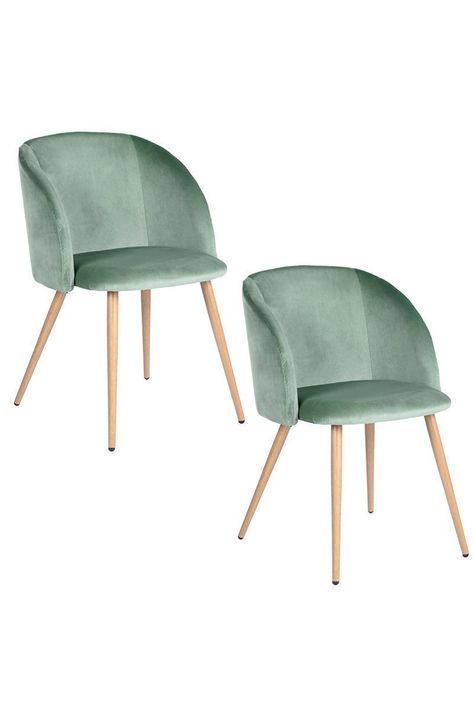 Pack 2 Sillas Comedor Sitial Lounge Terciopelo-0