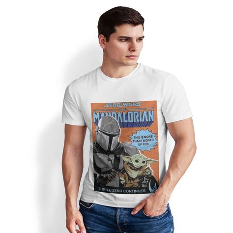 Polera Manga Corta Star Wars - The Mandalorian D2-1