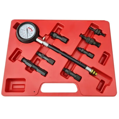 Set Compresimetro Automotriz Bencinero Gasolina-1