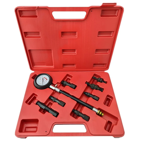 Set Compresimetro Automotriz Bencinero Gasolina-0
