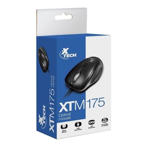 Mouse Optico Xtech XTM175 Negro-1
