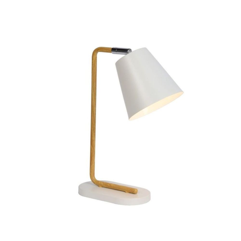 LAMPARA DE MESA CONA BLANCO 1XE14-0
