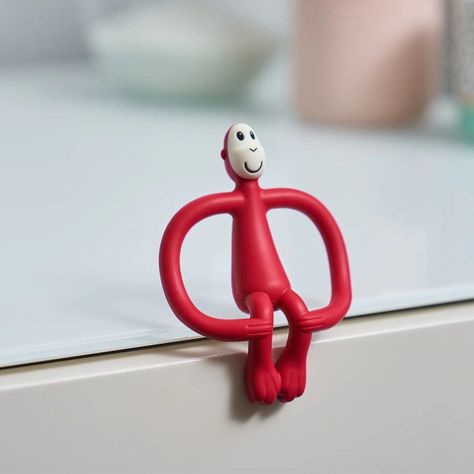 Mordedor Matchstick Monkey Rojo-3