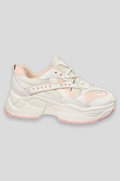 Zapatilla sport mujer rosa y blanco-0