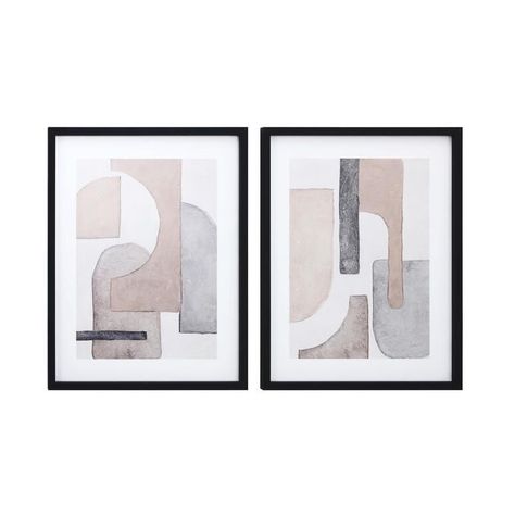 Set 2 marcos madera (2 40x50) Negro 20x25 cm / 4F-0
