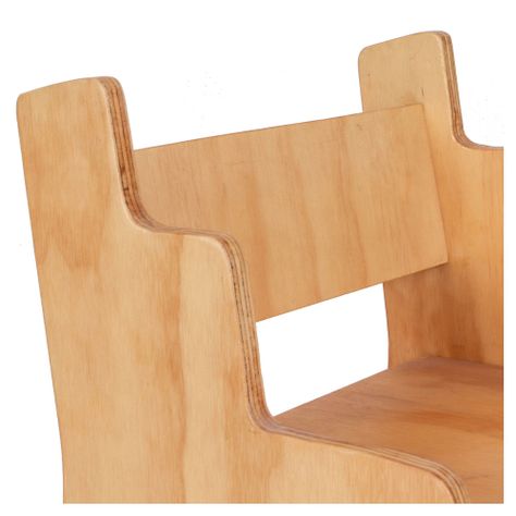 Silla Infantil Natural 35x35x35 cm Máxima Design-5