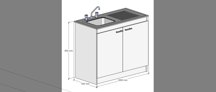 MUEBLE LAVAPLATOS DOS PUERTAS DERECHO ARMADO LISTO-2