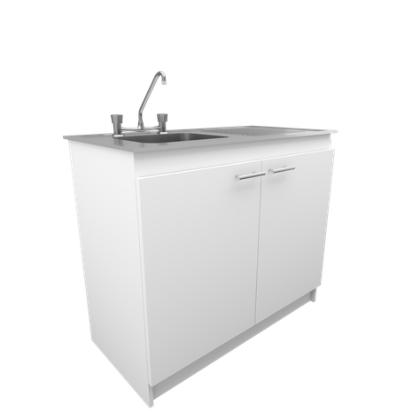 MUEBLE LAVAPLATOS DOS PUERTAS DERECHO ARMADO LISTO-1