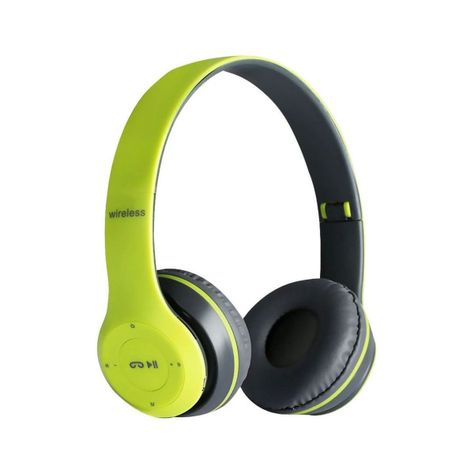 Audifonos Bluetooth P47 FM TF Microfono Verde-0
