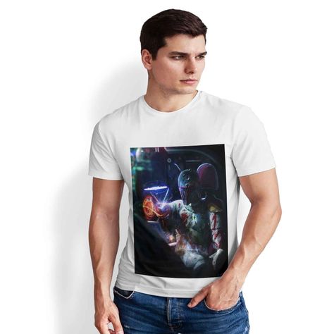 Polera Manga Corta Star Wars - The Mandalorian D6-1
