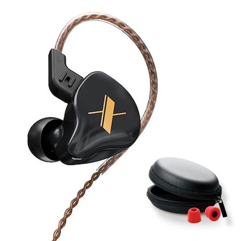 Audífonos KZ EDX + Accesorios + Espumas + Estuche.-0