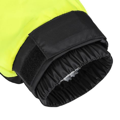 Traje Impermeable para moto y ciclismo Motowolf 0402 210T Negro/Amarillo-5