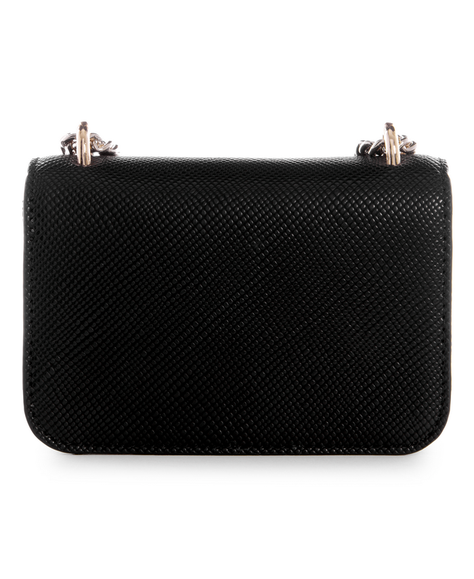 Mini Cartera Guess Alexie Micro Mini Bla Negro-2