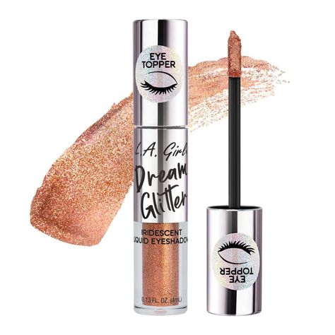 Sombra de Ojos Líquida Iridiscente Rose Gold L.A Girls-0