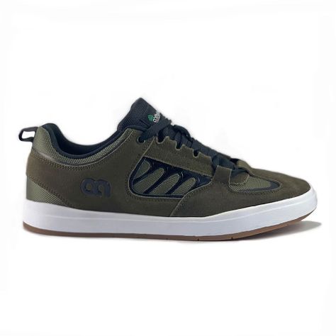 Zapatilla Urbana-Skate Cuero Olive Hombre Anthology-0