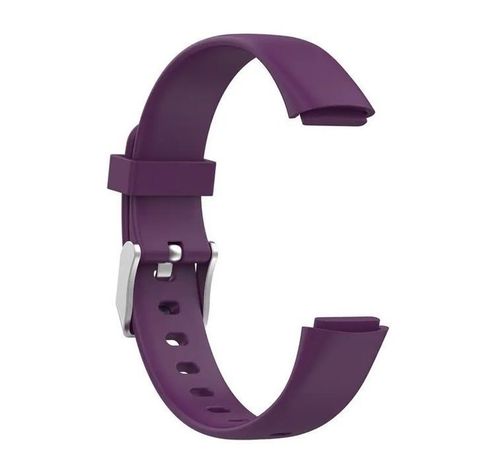 Correa Silicona Compatible Fitbit Luxe  15,4mm Morado-1