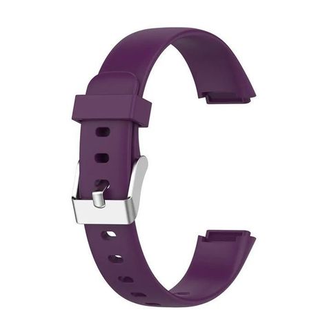 Correa Silicona Compatible Fitbit Luxe  15,4mm Morado-0