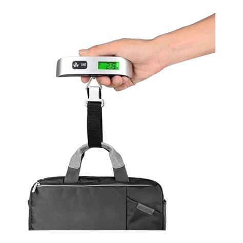 PESA DIGITAL MALETAS  BASCULA  BALANZA 50 KILOS RETROILUMINADA AA17-0