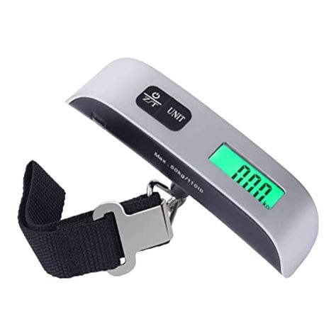 PESA DIGITAL MALETAS  BASCULA  BALANZA 50 KILOS RETROILUMINADA AA17-4