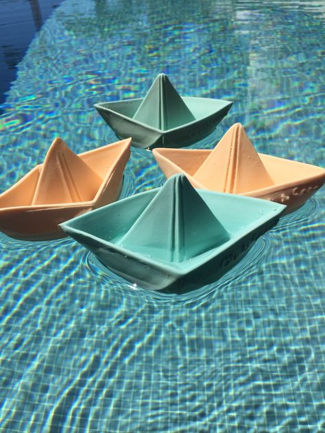 Juguete Mordedor Bote Origami MENTA-9