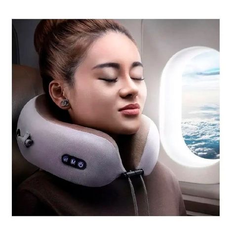 Masajeador Cervical Recargable U-Shaped Marron-2