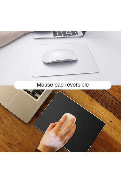 Mouse Pad Reversible Aluminio y Cuero PU NW-A20 NW-A20-5