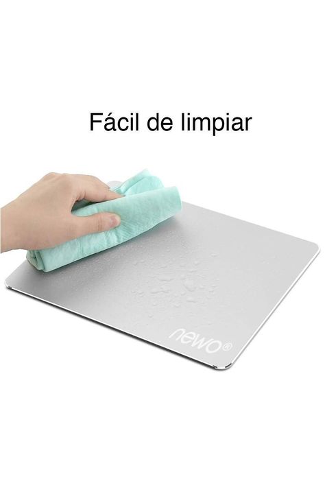 Mouse Pad Reversible Aluminio y Cuero PU NW-A20 NW-A20-3