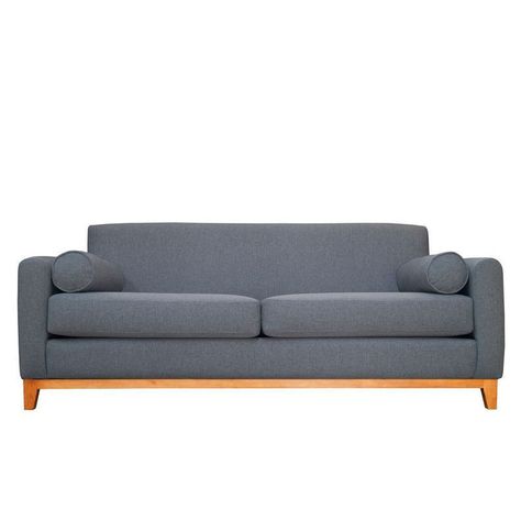 Sofá Meli Chenille Tipo Lino Gris 2 Cuerpos-2