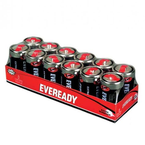 Pack 12 Pilas Eveready D Super Heavy Duty-0