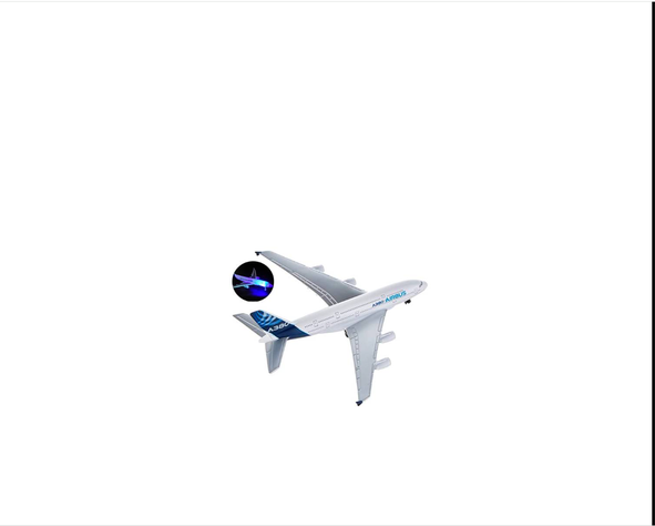 Avión de fricción con Luz y Sonido A380 de 40 Cm-2