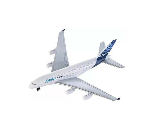 Avión de fricción con Luz y Sonido A380 de 40 Cm-0