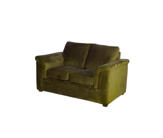 SOFA ANCONA 2C TELA  VELVET  VERDE-1