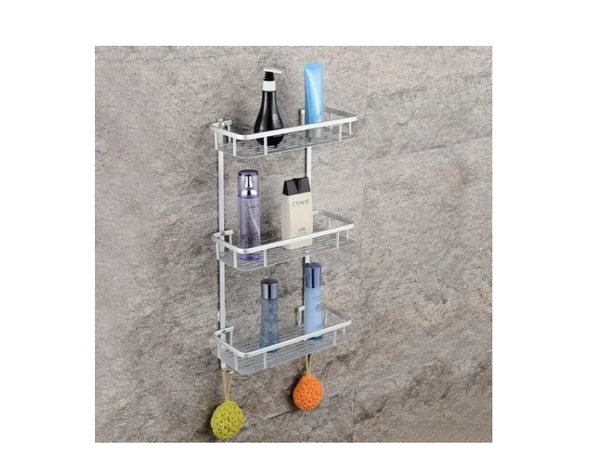 Organizador De Ducha Repisa Baño Adhesivo 3 Niveles-4