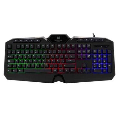 Teclado Gamer USB RGB Negro Onset Monster Games-0