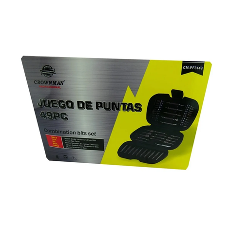 Juego De Puntas De Desarmador 49 Piezas Cmpf3149-1