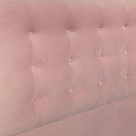 Respaldo Botoné Premium Felpa Rosado Claro - 1.5 Plazas-1
