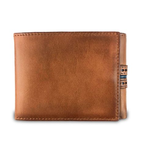 Billetera Gino Rodinis  Borsalino 157 Café/Azul-4