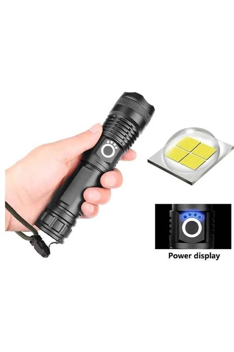 Linterna Led Potente Recargable 9000 Lúmenes-4