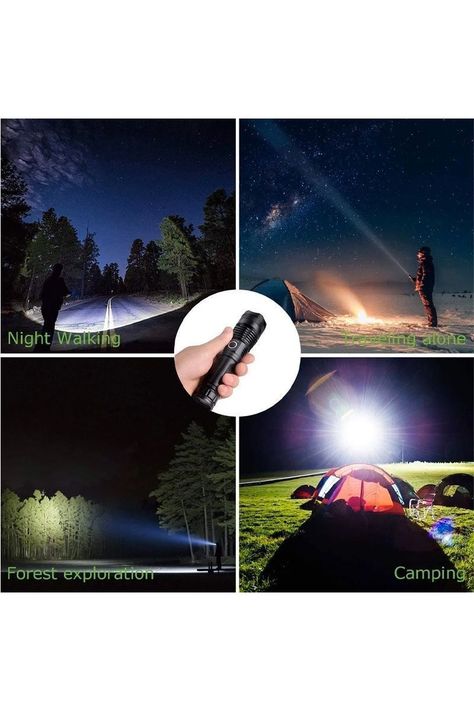 Linterna Led Potente Recargable 9000 Lúmenes-2